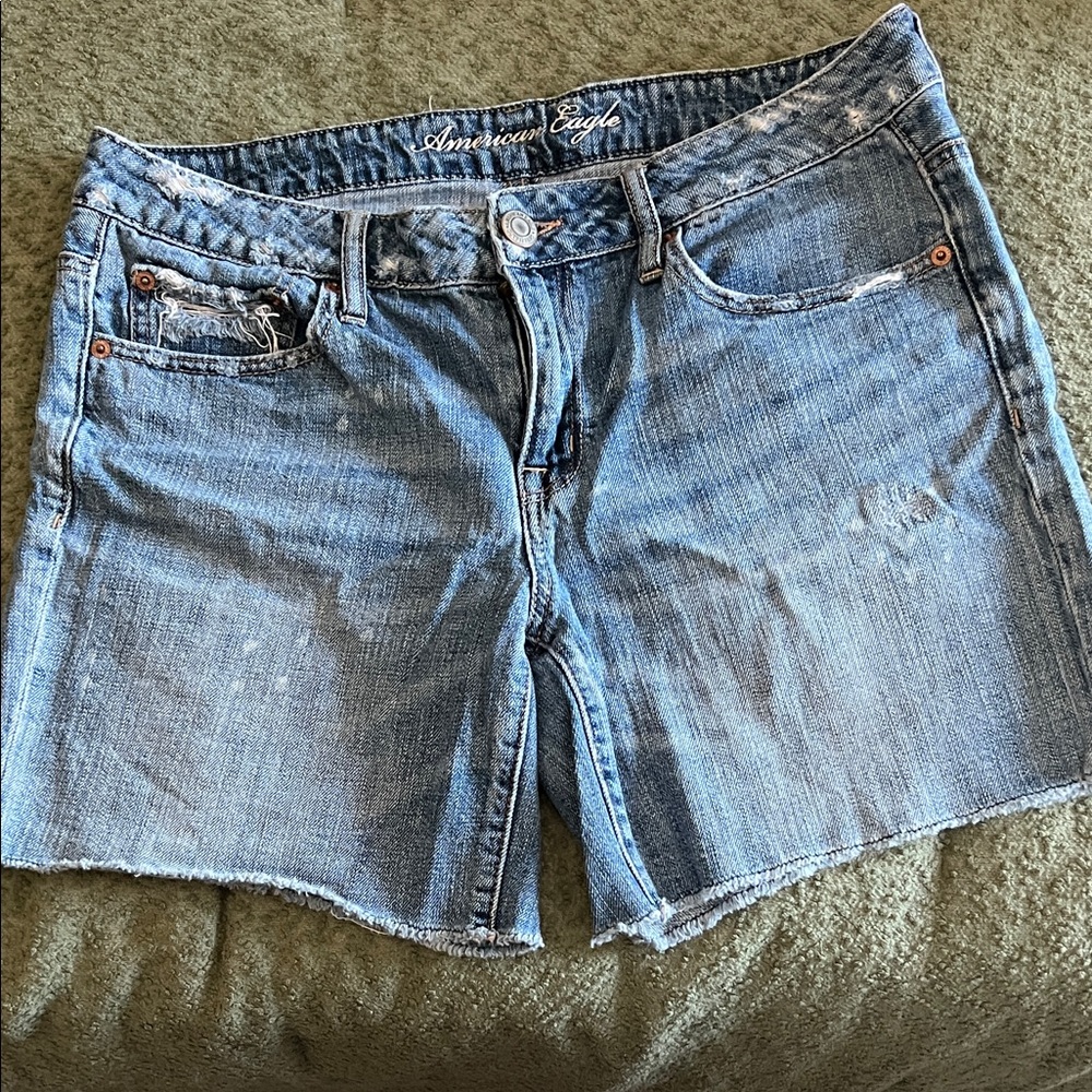 American Eagle distressed shorts